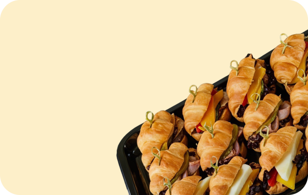 Сэндвичи и круассаны