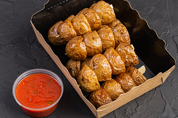 Мини-брошет из картофеля