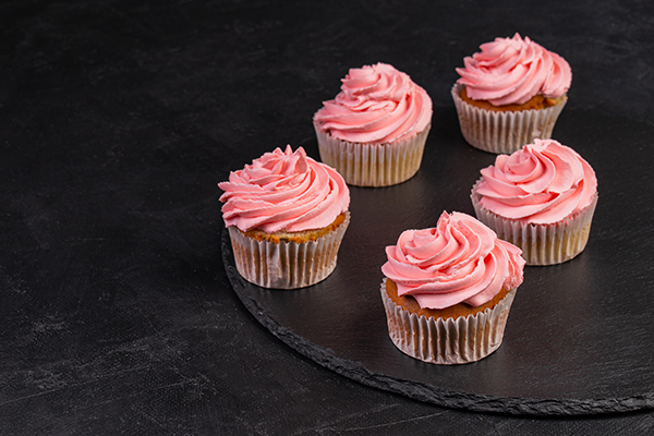 Капкейк малина-ваниль MAXI