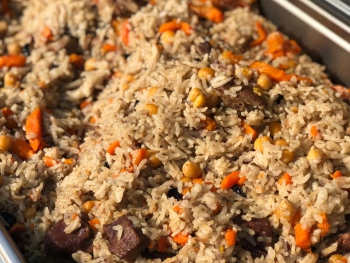 Плов с бараниной 