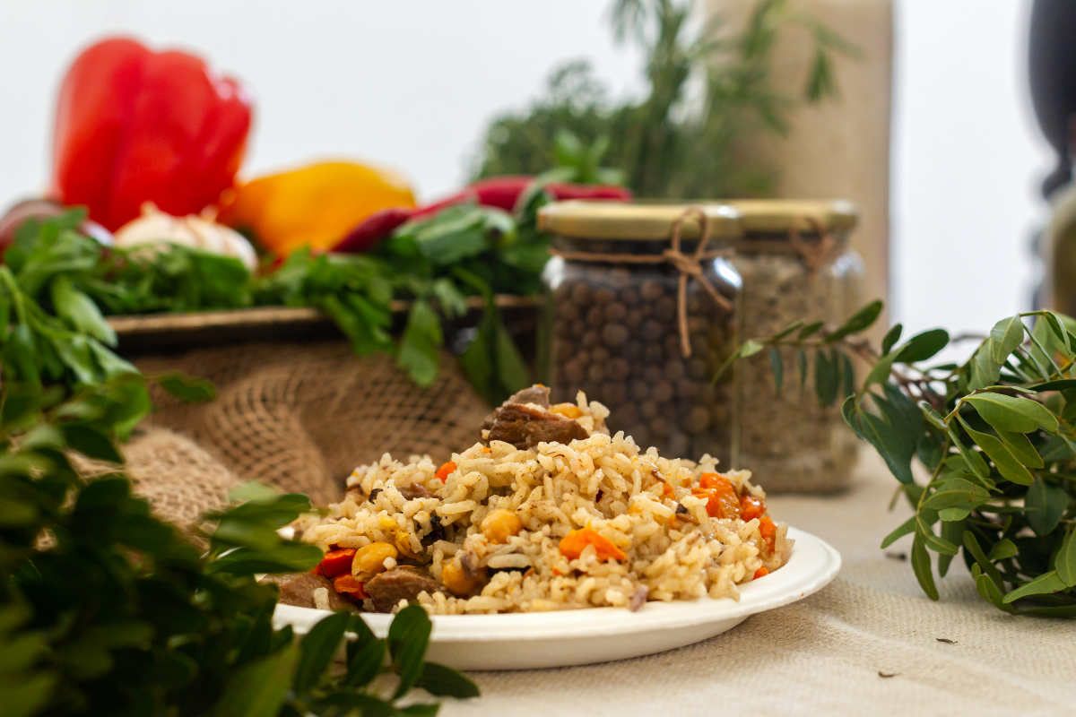 Станция плов с бараниной на 30 человек