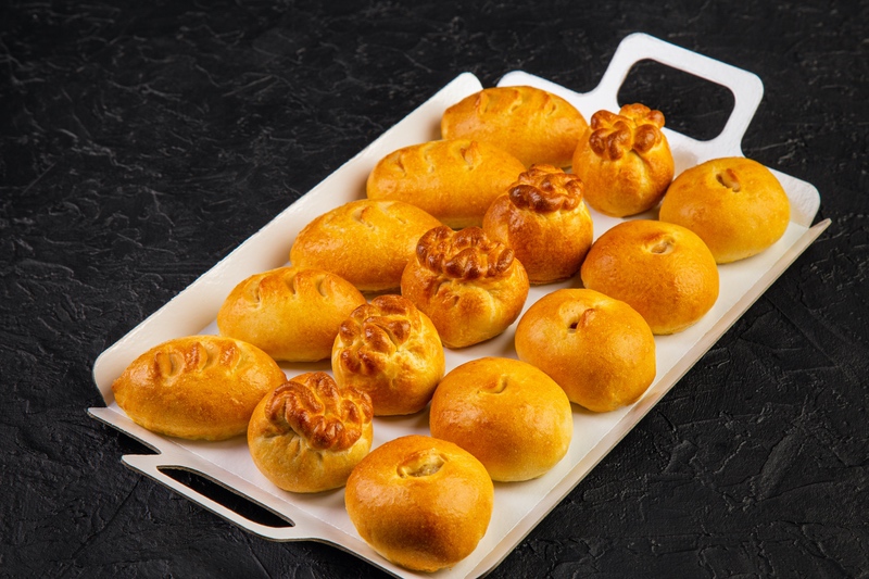 Мини пирожки с абрикосом