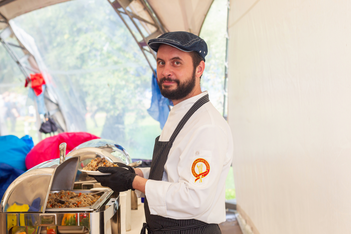 Станция плов с говядиной на 30 персон