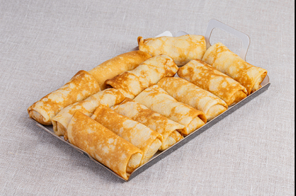 Блины с грибами/фото